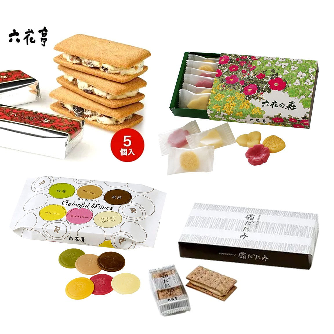 [Direct Shipping from Hokkaido] Rokkatei Bestselling Product Combination Set 1 개