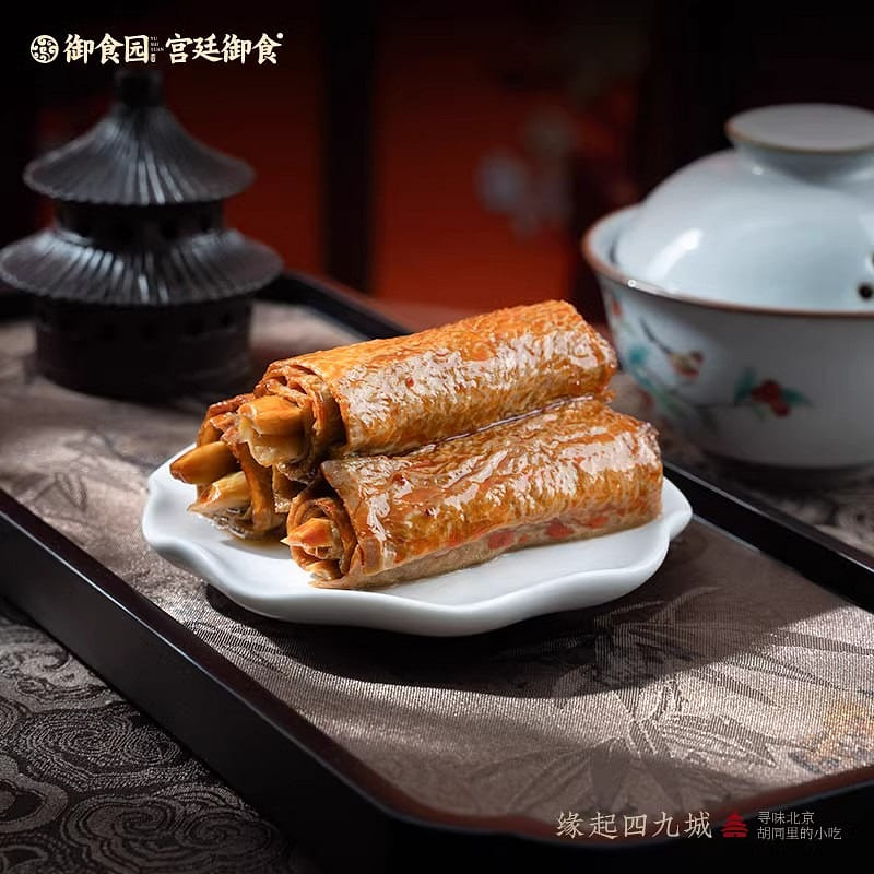 bamboo shoots and dried tofu 300g spicy 300 กรัม