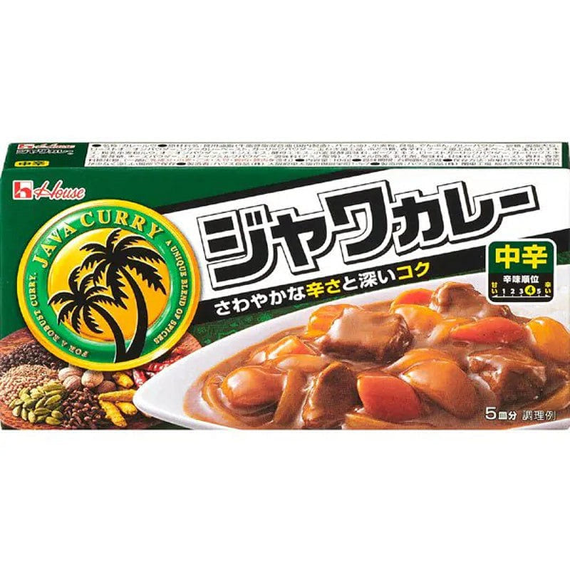 Java Curry Medium Spicy Roux by House Foods 104g 1 each