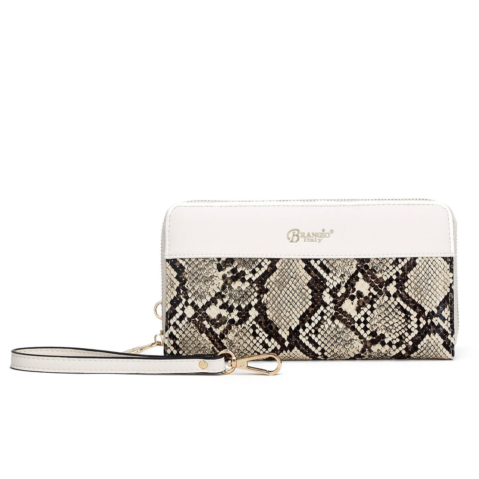 Serpa Vegan Leather Handmade Wristlet Wallet [RAW8268-IV] 1 ส่วน