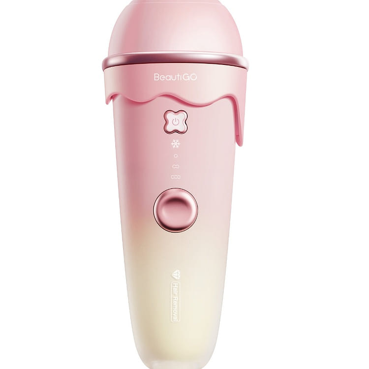 Get Beautigo IPL laser hair removal device Pink color Delivered