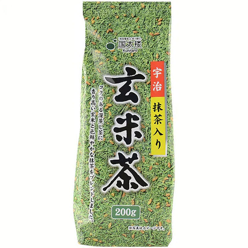 Kunitaro Uji Matcha Brown Rice Tea 200g 1 each