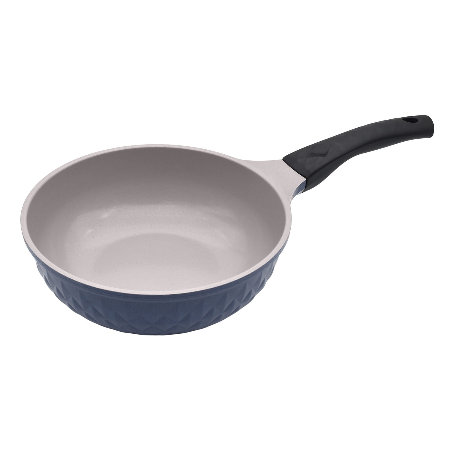 Ace Cook 22 cm (8.5") Navy Ceramic Wok 1.6 lb