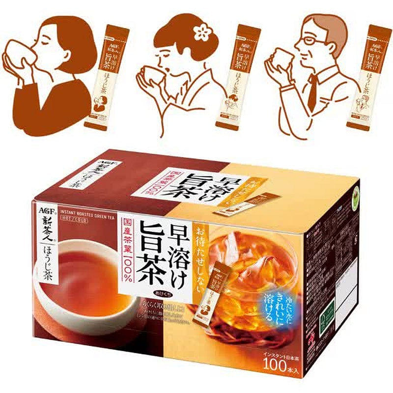 AGF Hojicha Sticks Quick-Dissolve 100*0.8g 1 개
