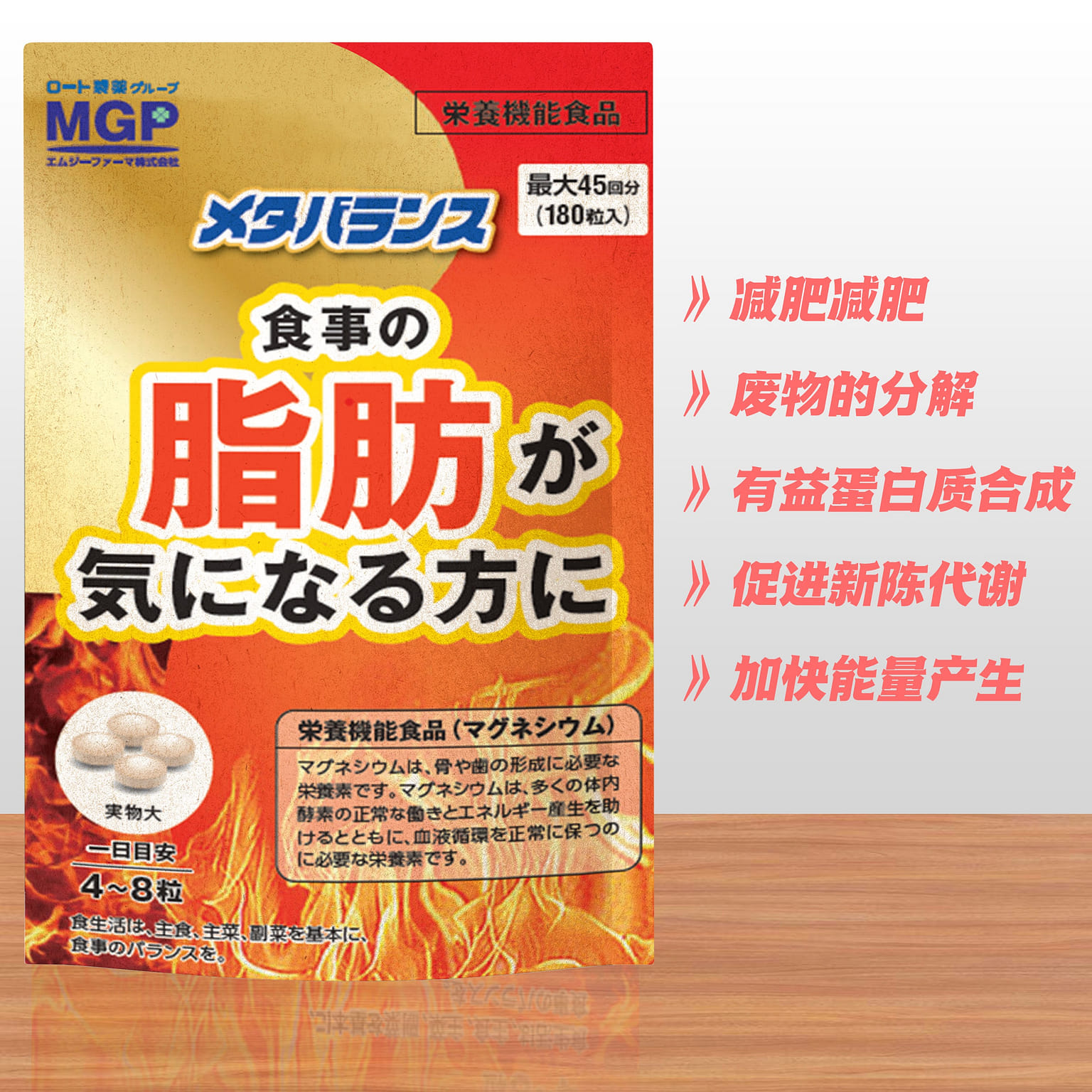 Japanese ROHTO Pharmaceuticals Metabaransu Sugar and Oil Control Slimming Pills 1 케이스