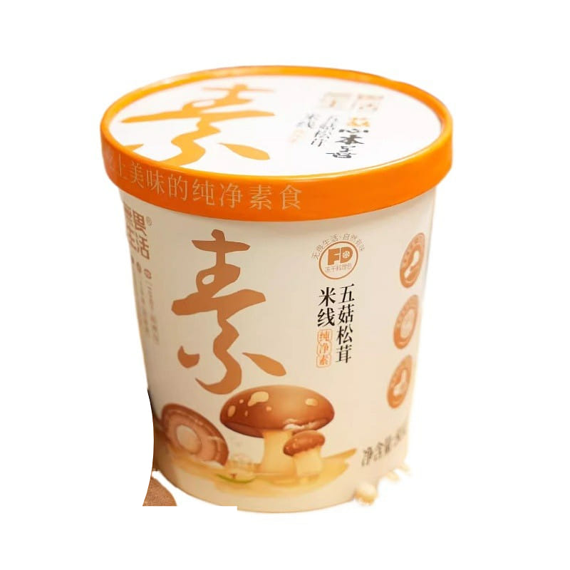 Vegan noodles with mushroom flavor 80g*2 barrels 160 g