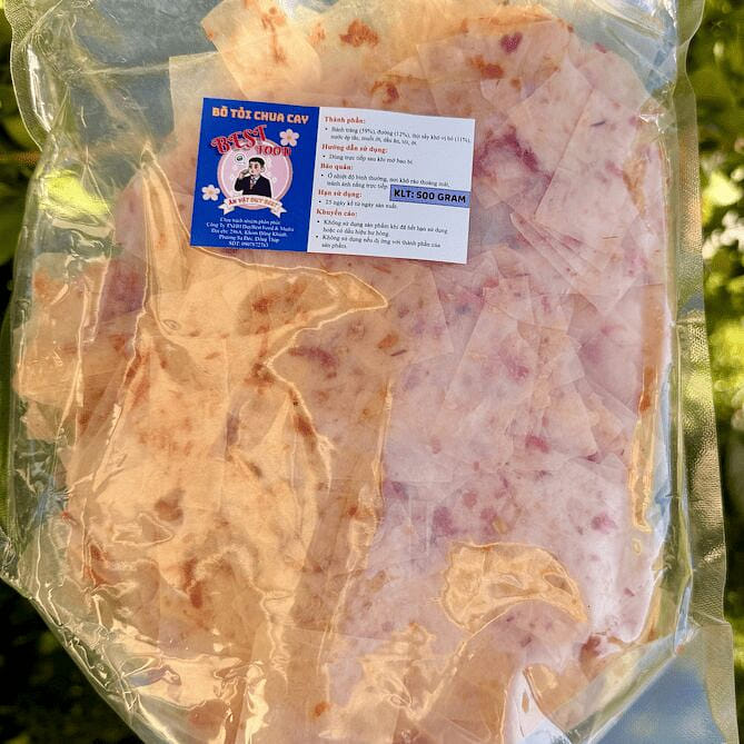 Duy Best's Sweet, Sour, and Spicy Garlic Beef Rice 1 pack