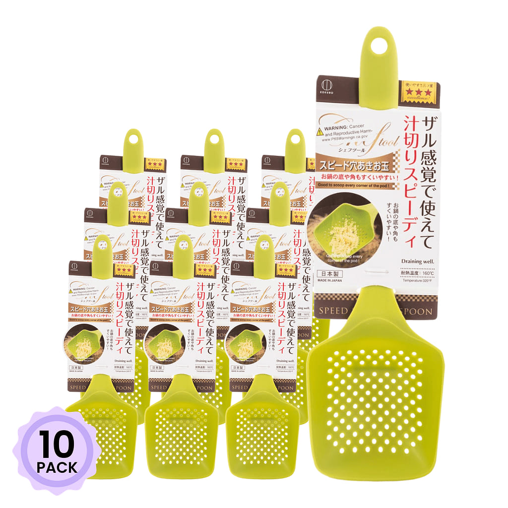Kokubo 물빠짐 여과 주걱 1 개입*10 팩