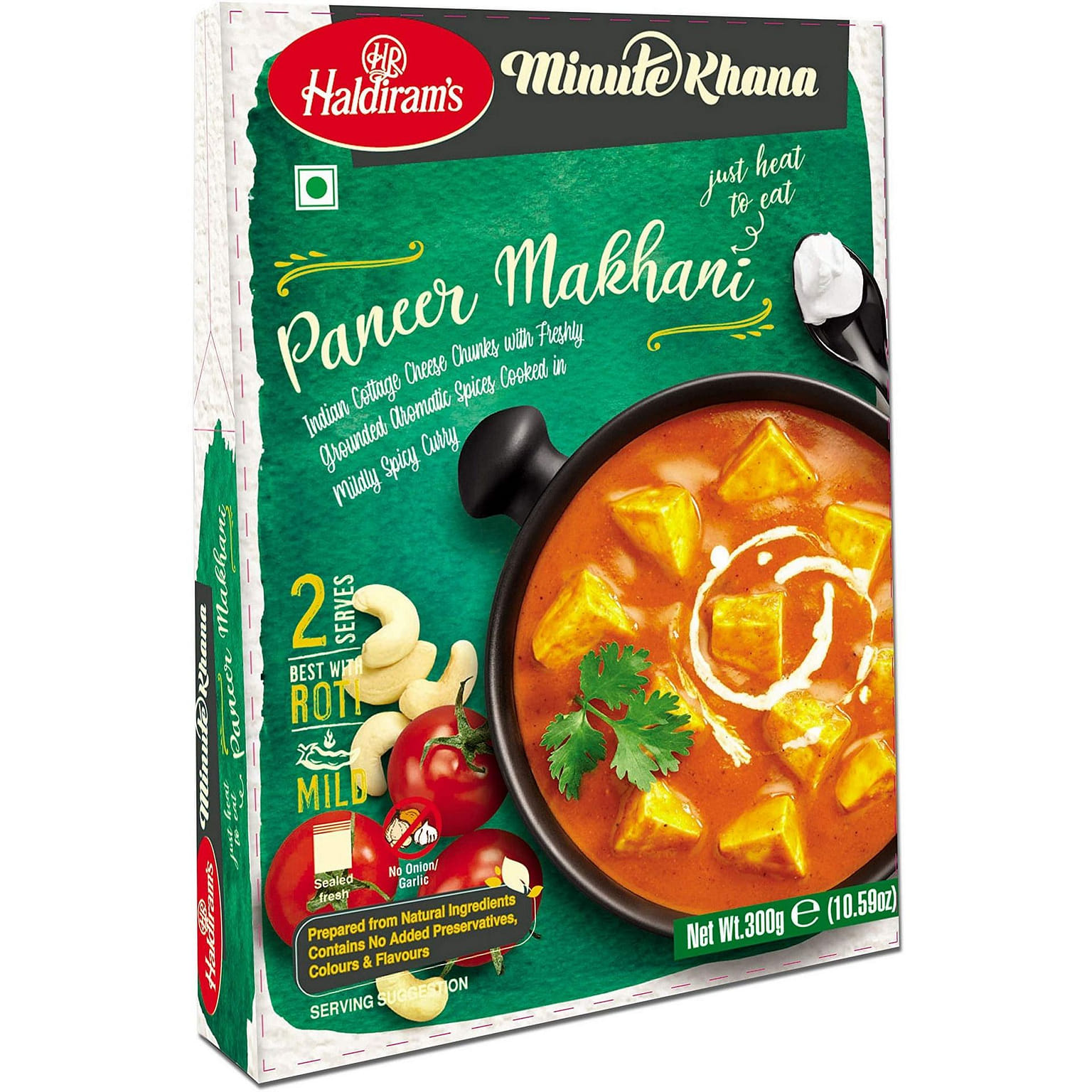Haldiram's Minute Khana, Paneer Makhani - 300gms 1 ส่วน