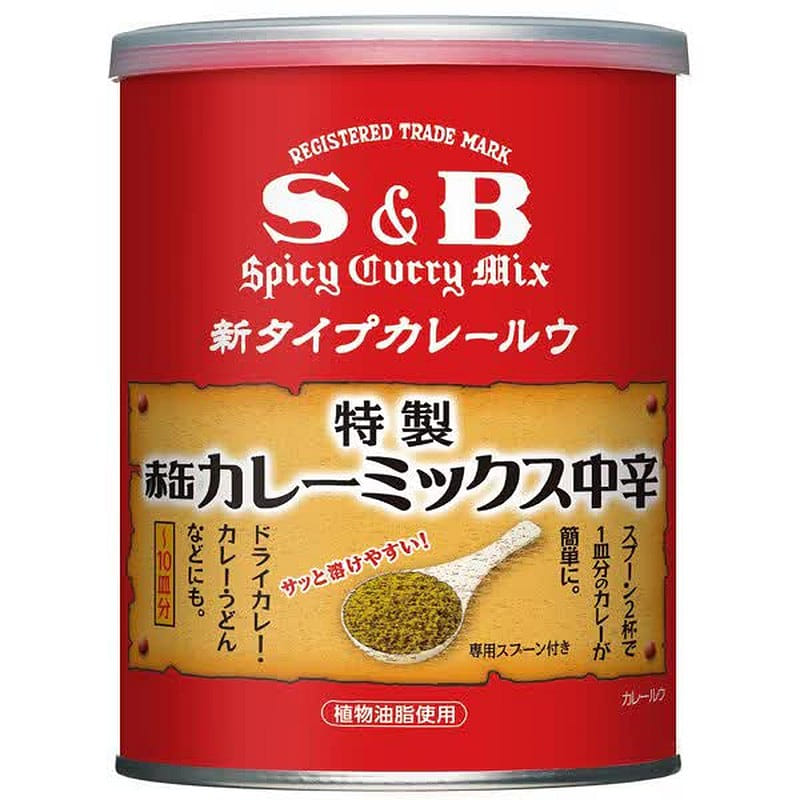 S&B Foods Red Can Curry Mix 200g [Curry Powder] 1 개