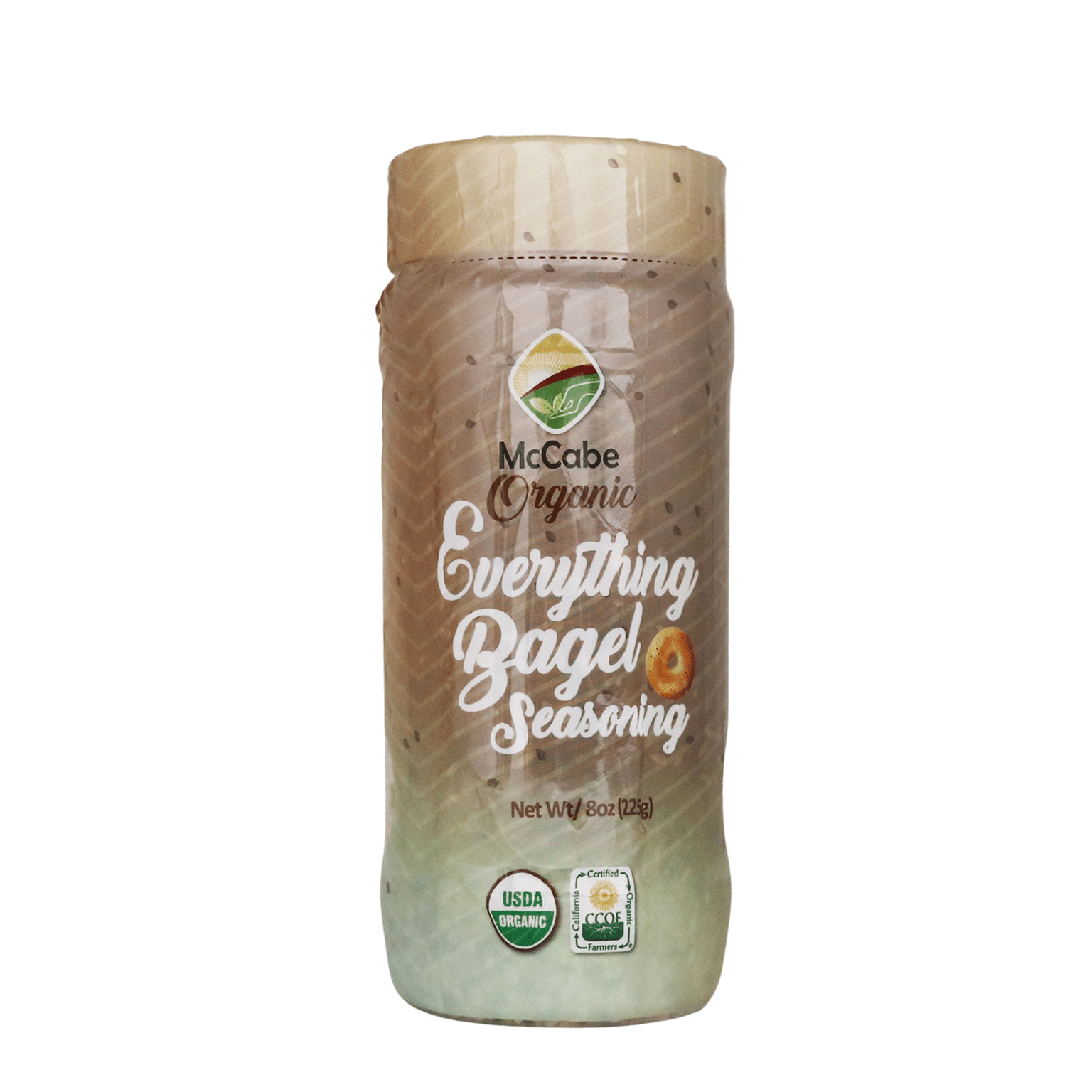 McCabe Organic Everything Bagel Seasoning, 8oz, USDA & CCOF Organic Certified, 8 온스