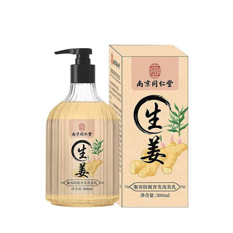 Nanjing Tongrentang  Ginger shampoo 300ml/ bottle 300 밀리리터