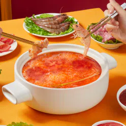 Xiabu Xiabu hot pot base Shabu mutton spicy hot pot skewers with fragrant soup base seasoning tomato hot pot base 150g*1 pack 150 g