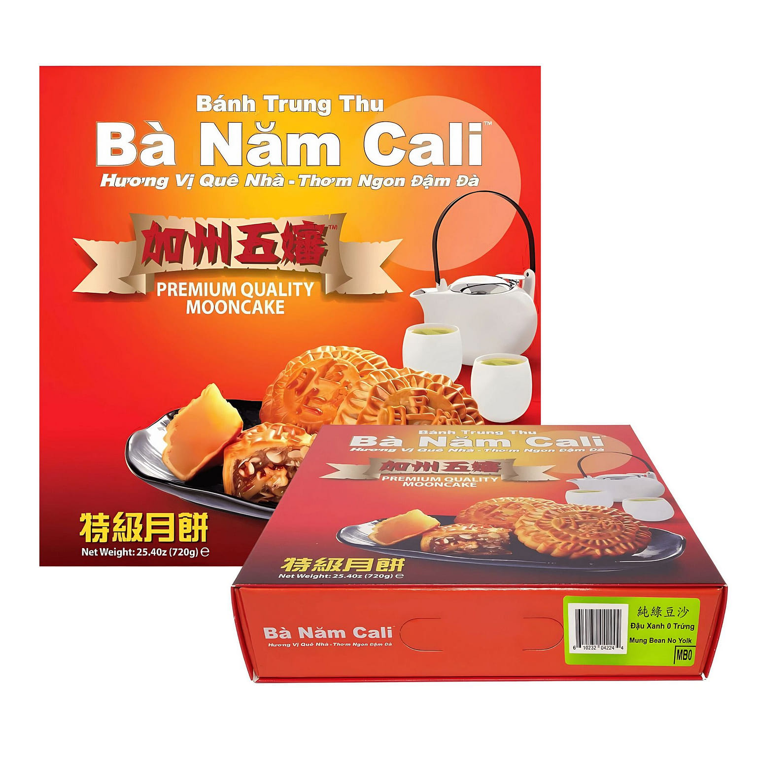 Ba Nam Cali Mooncake Mung Bean 0 Yolk 25.40 oz 1 each