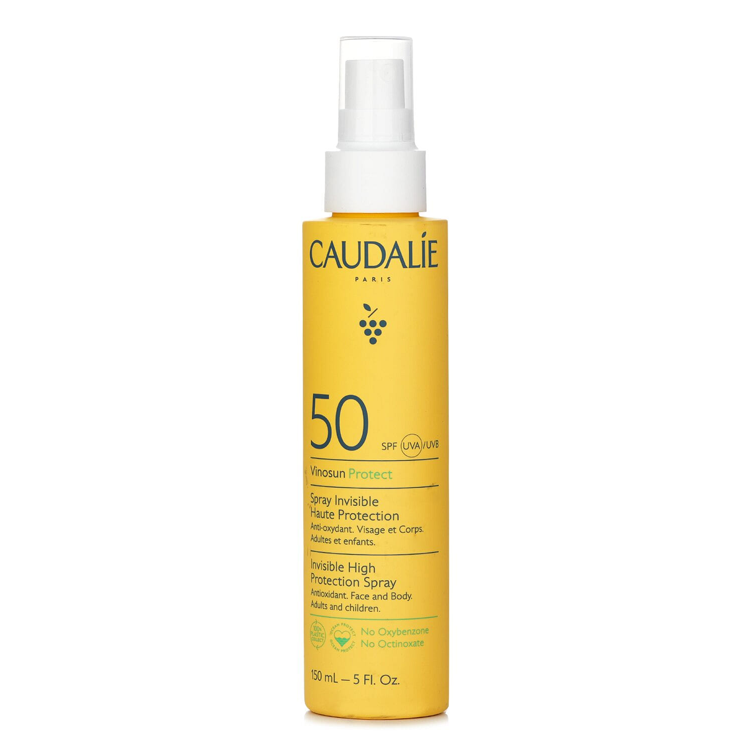 Caudalie Grape seed high-power light sunscreen spray water non-sticky SPF50 150ml/5oz 150 밀리리터
