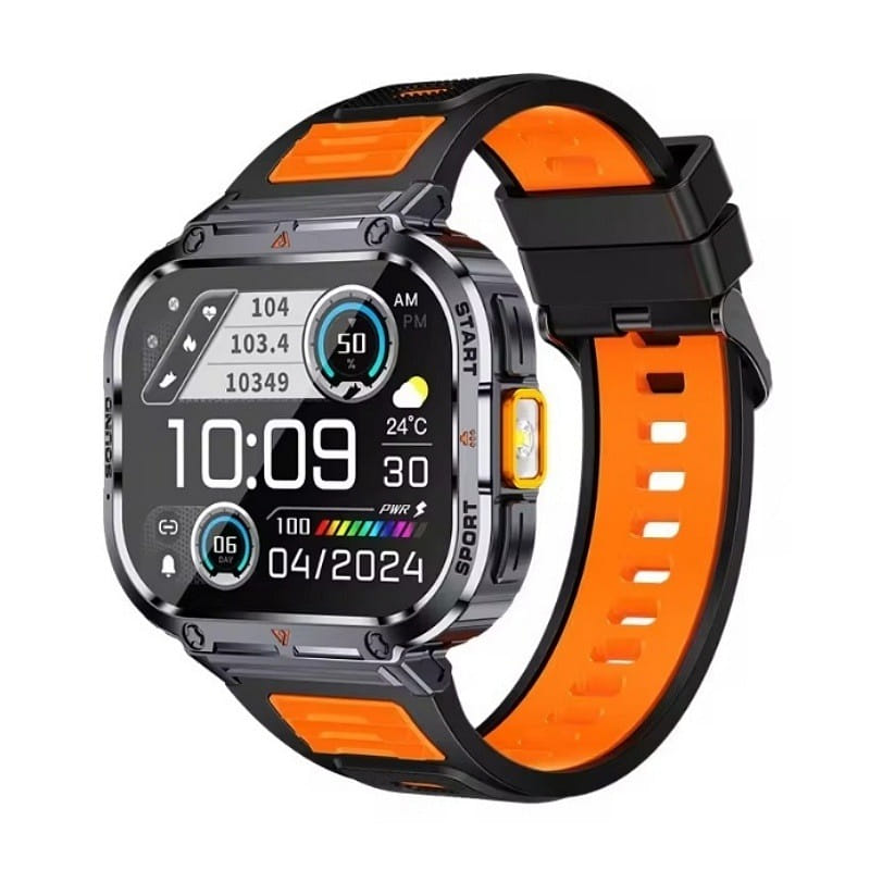 LED flashlight BT call AI voice call watch orange 1 개