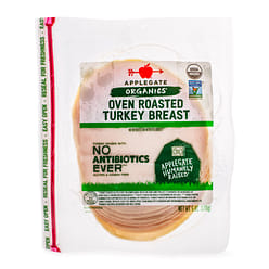 Applegate Organic Oven Roasted Turkey Breast Slices 6 oz