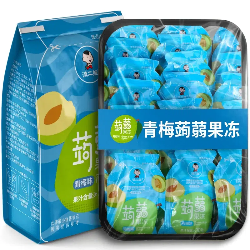 Dian'erwa Green Plum Konjac Jelly  1pc 328 g