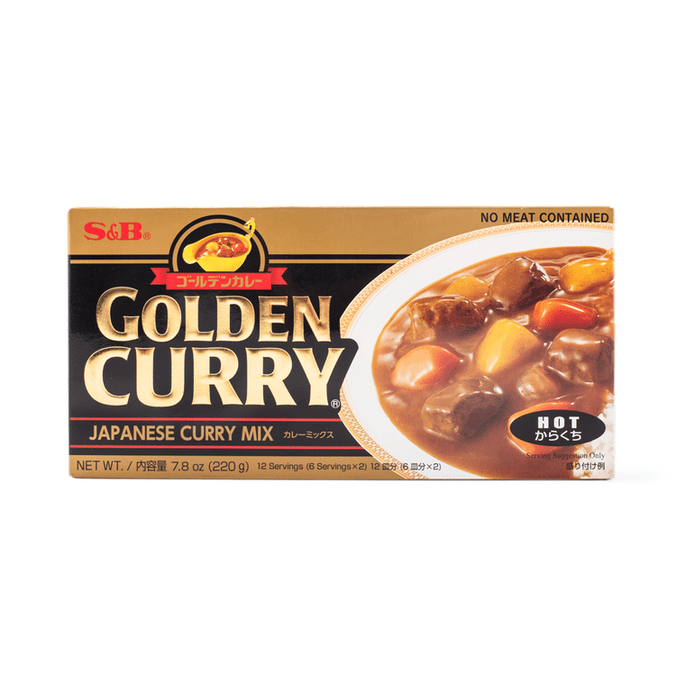 Get S&B Golden Curry Japanese Curry Mix, Hot Delivered | Weee
