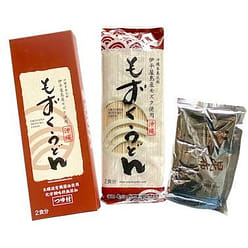 MOZUKU SEAWEED UDON NOODLES WITH BROTH (160g noodle/80ml soup) 240 g