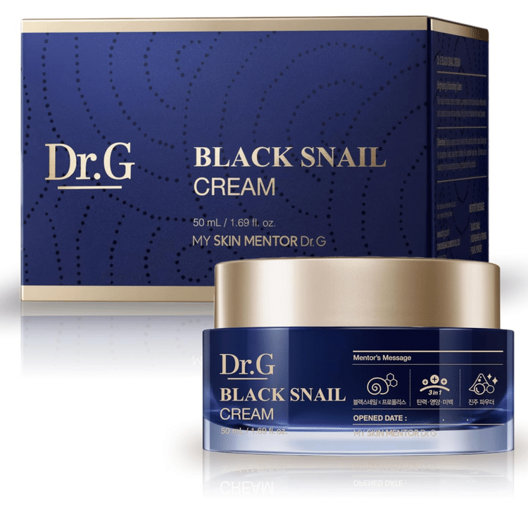 Dr.G BLACK SNAIL CREAM 50ml ×6 DR.G Black Snail Cream 50ml Best Korean Anti-Aging Cream