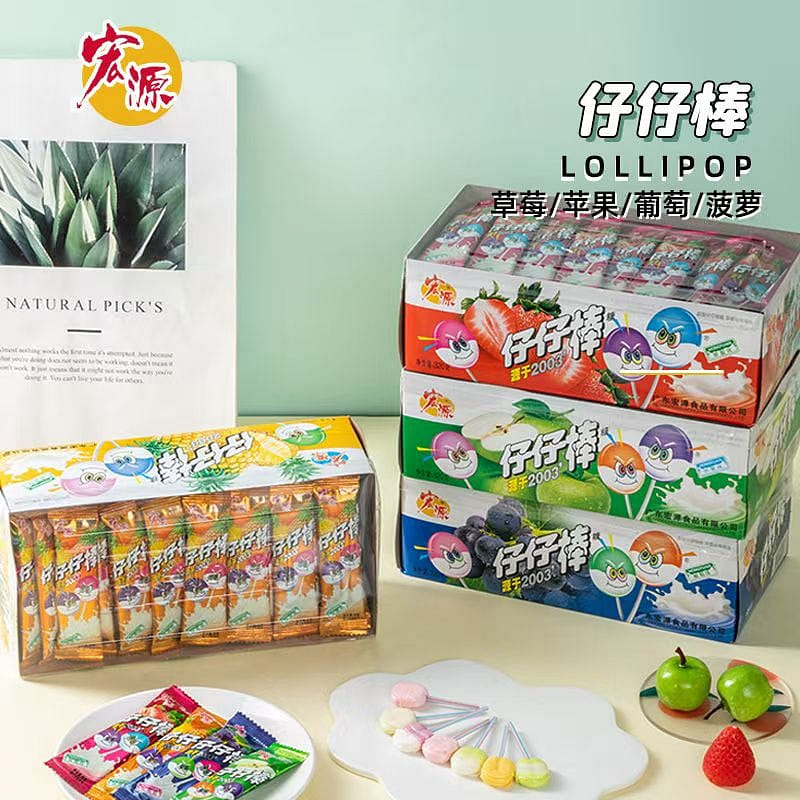 Hongyuan Baby Lollipop 80 pieces mixed taste 320g 320 กรัม