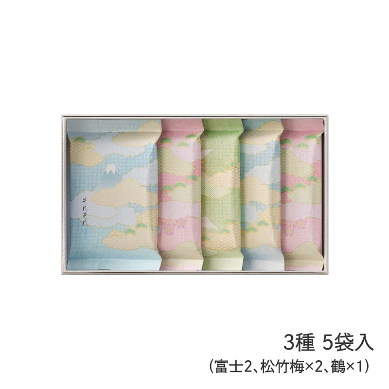 銀座あけぼの おかきを 5袋入 1 箱