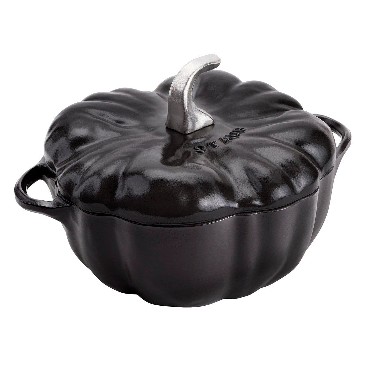 Staub Cast Iron 3.5-qt Pumpkin Dutch Oven - Black 1 each