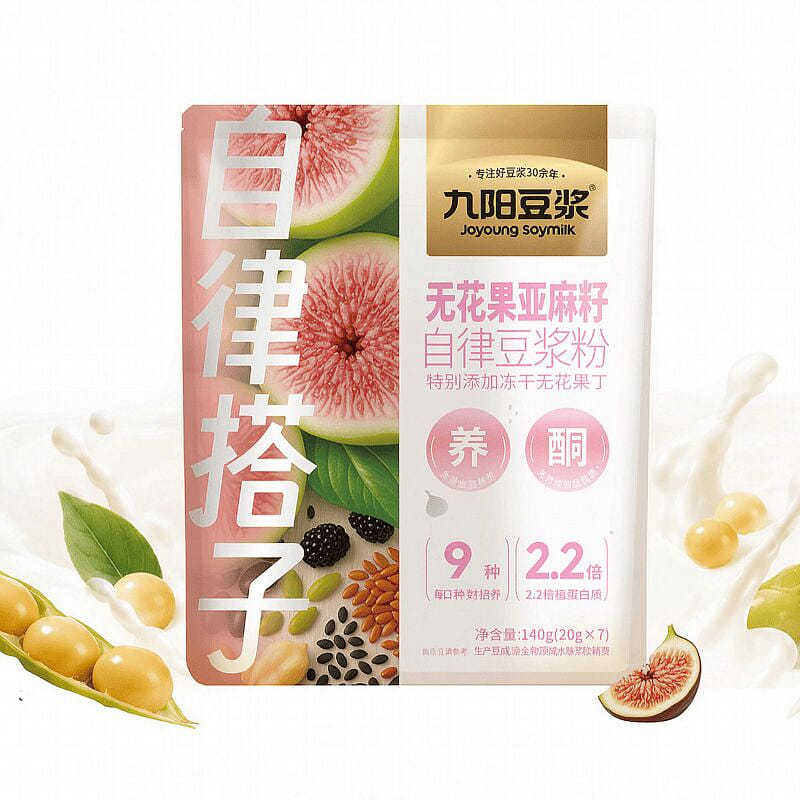 九阳无花果亚麻籽豆浆粉140g自律代餐冲饮 140 克