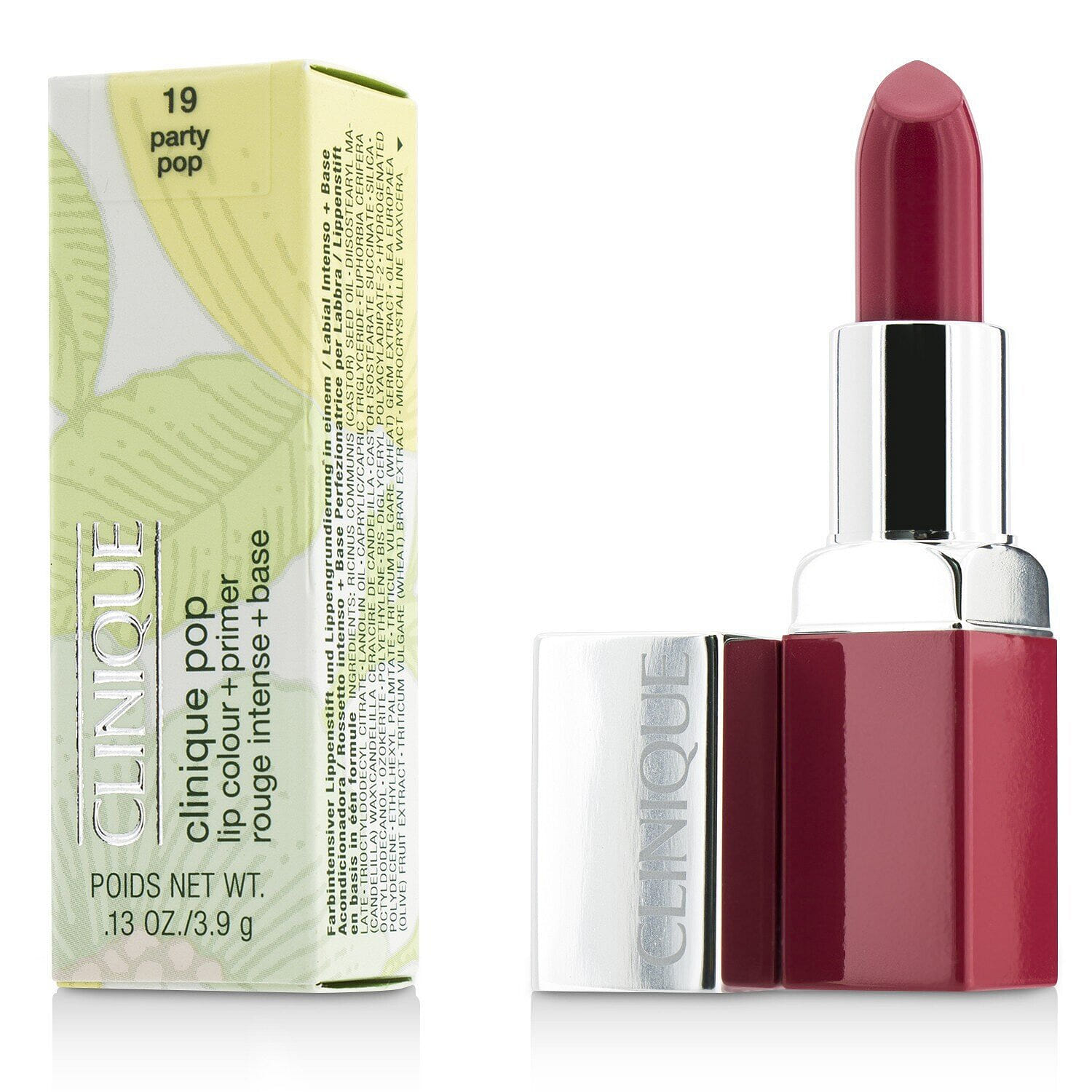 Clinique Clinique Pop Lip Colour + Primer - # 19 Party Pop 3.9g/0.13oz 3 กรัม