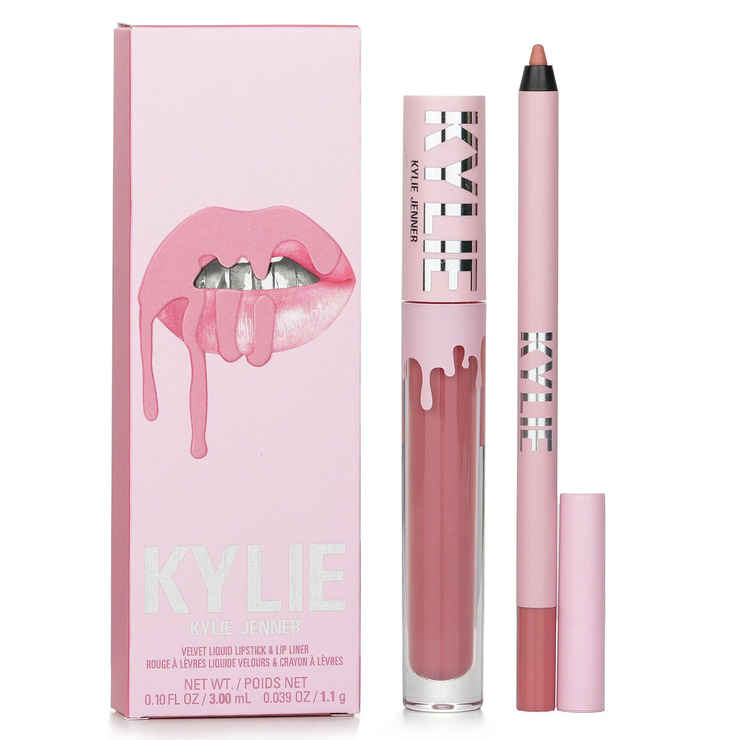 Kylie Cosmetics Velvet Lip Kit: Liquid Lipstick 3ml + Lip Liner 1.1g - # 705 Charm 2 병