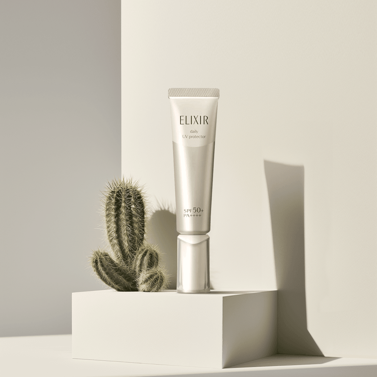 ELIXIR Multi-Effect Protective Essence Sunscreen Milk Golden Tube SPF50+ PA+++ 1 each