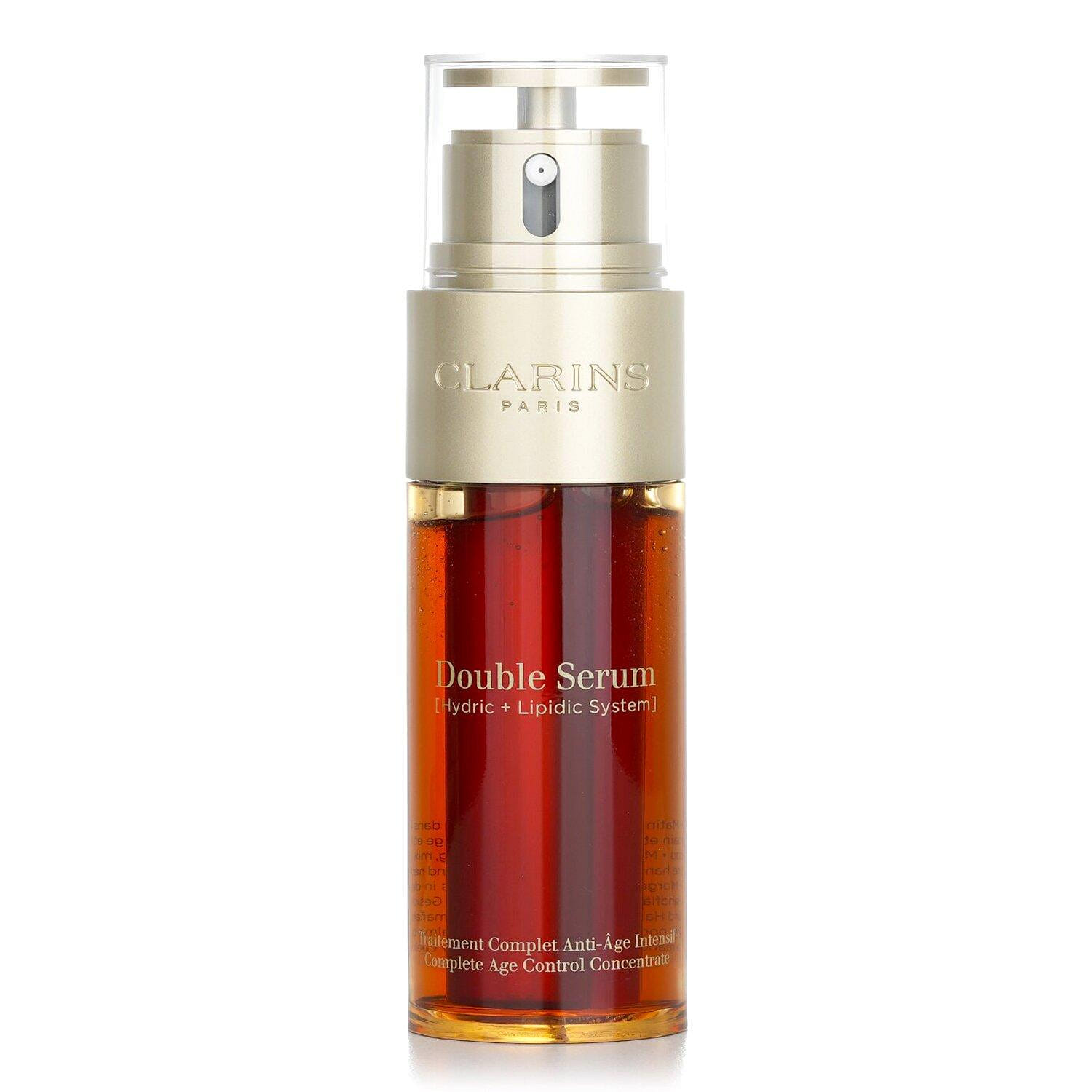 Clarins Double Serum (Hydric + Lipidic System) Complete Age Control Concentrate / 50ml/1.6oz 50 밀리리터