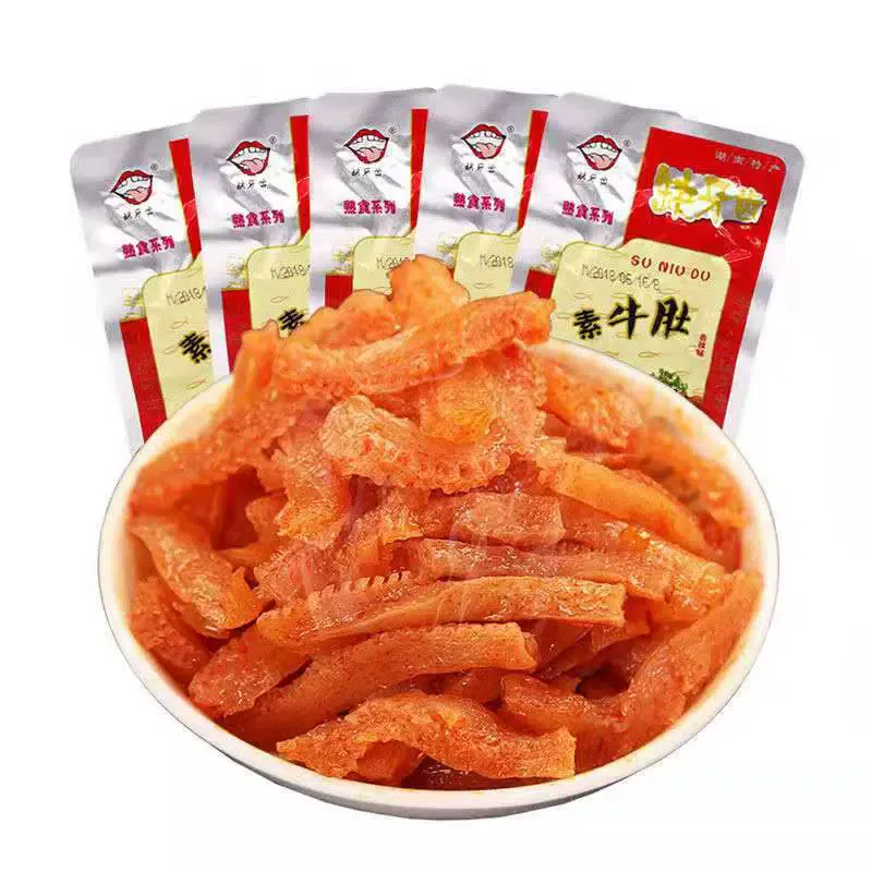缺牙齿素牛肚18g*1袋 爆辣魔芋丝辣条 18 克