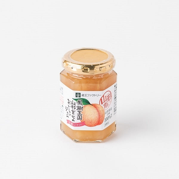 Zao Factory Yamagata White Peach Jam 160g 1 each