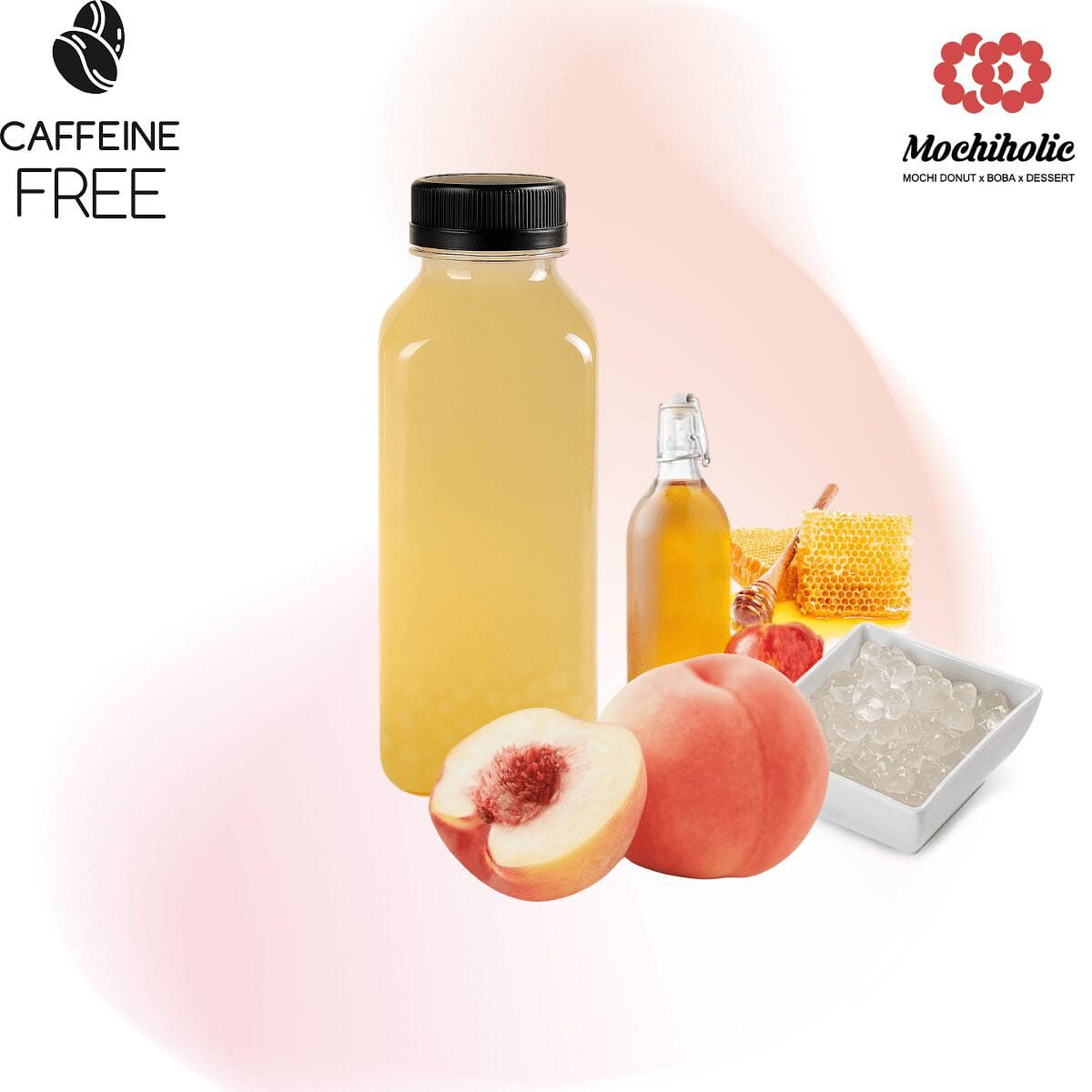 White Peach Honey Vinegar Drink 16oz 1 個