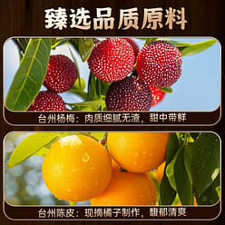 Dried bayberry dried plum citrus snack preserved 258 g