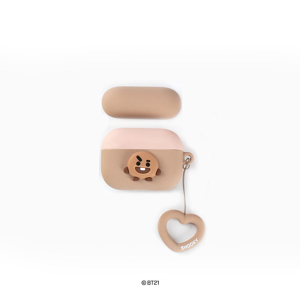 BT21 Airpods Pro Heart Ring Duo Case by BTS Royche Shooky 4 ออนซ์