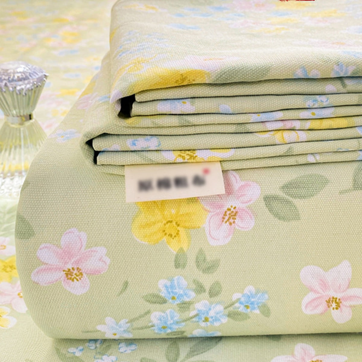 Old-fashioned cotton bedspread set of 3 piece. 1 each