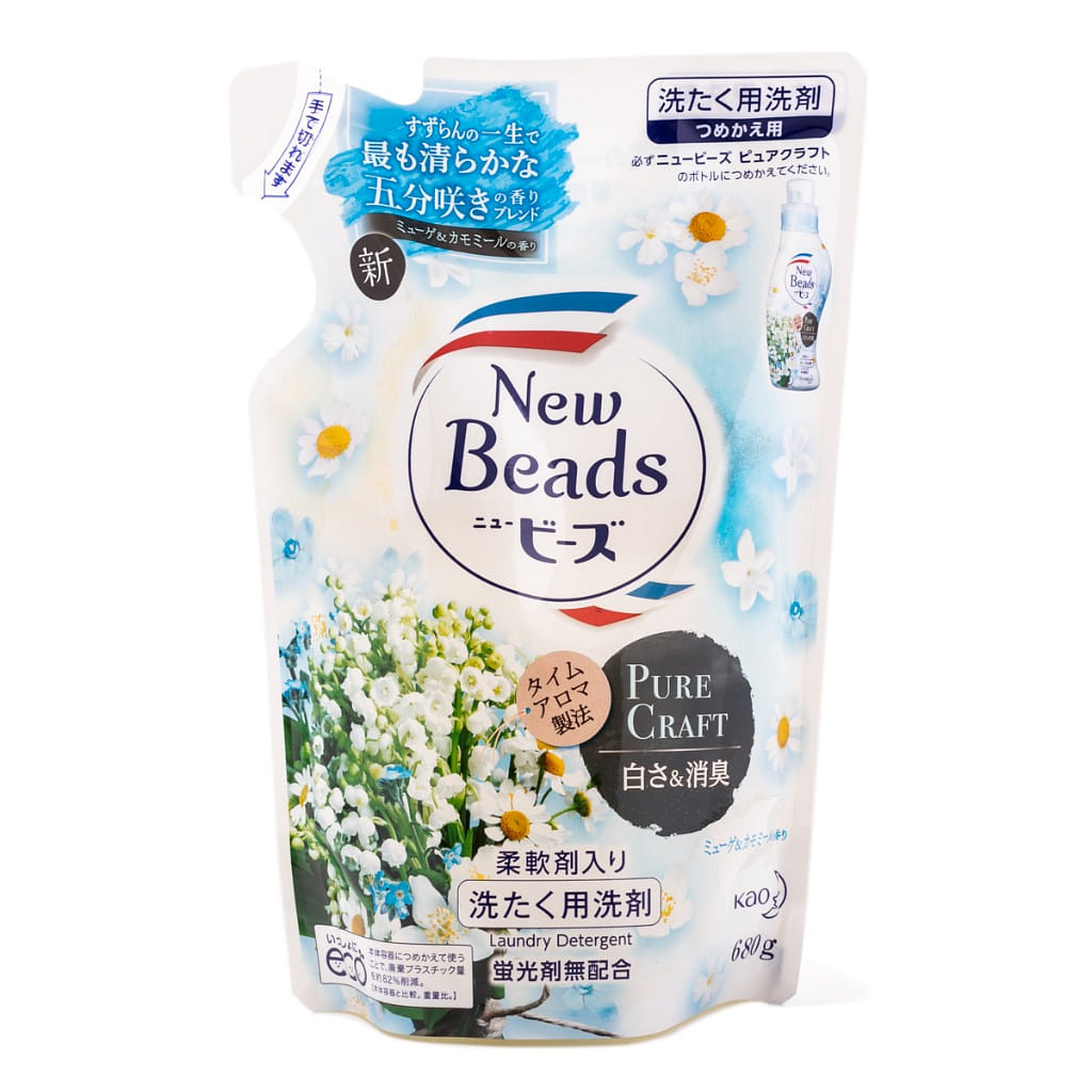 Kao New Beads 퓨어크래프트 세탁세제 24 온스