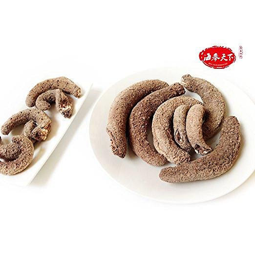 Haishentianxia Alaska Dried Red Sea cucumber 8oz (25-35pcs) 8 온스