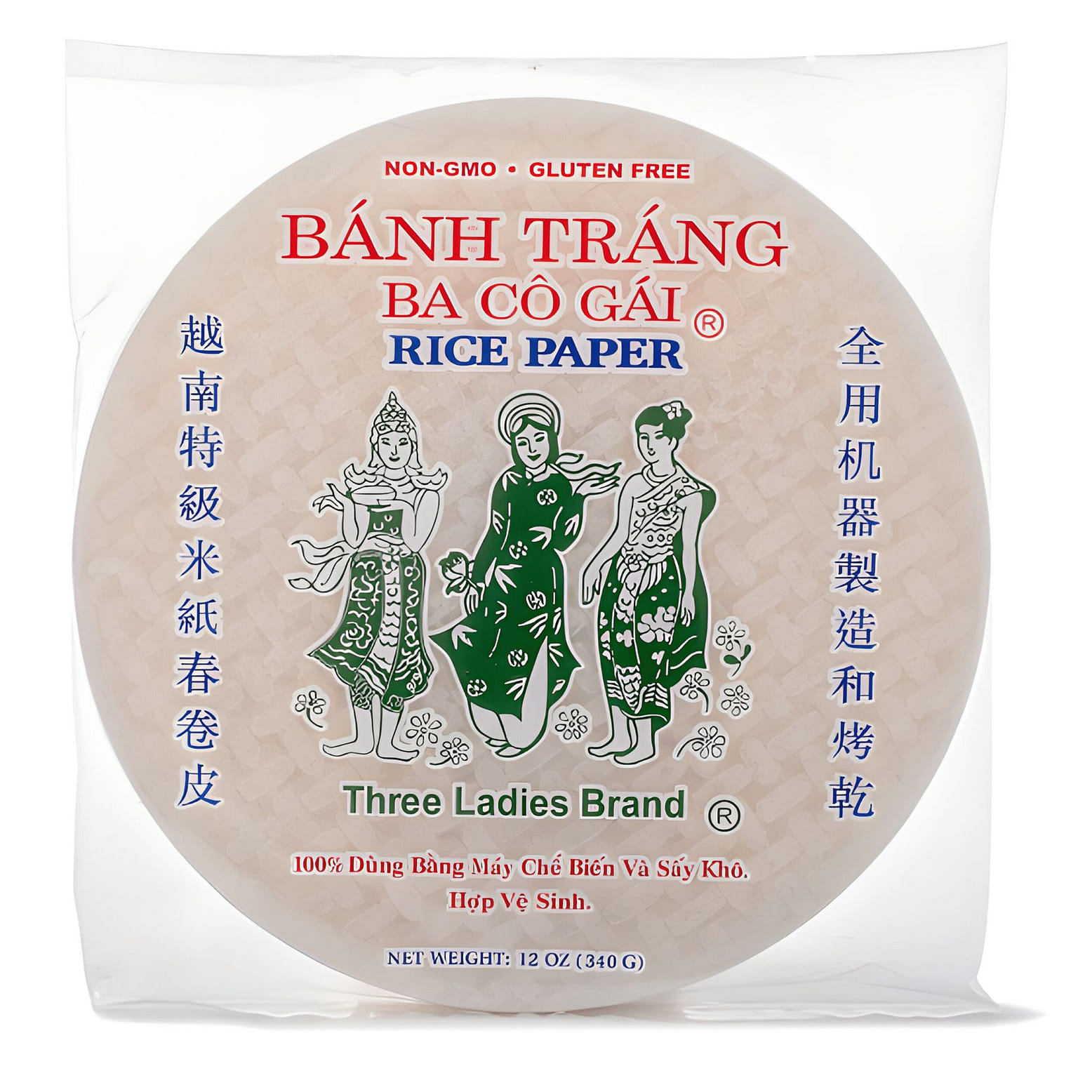 Three Ladies Rice Paper 16cm 12 oz 1 each