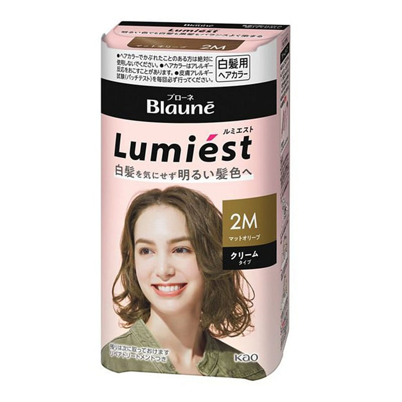 Kao Blaune Lumiest Hair Color 2M Matte Olive 1 개