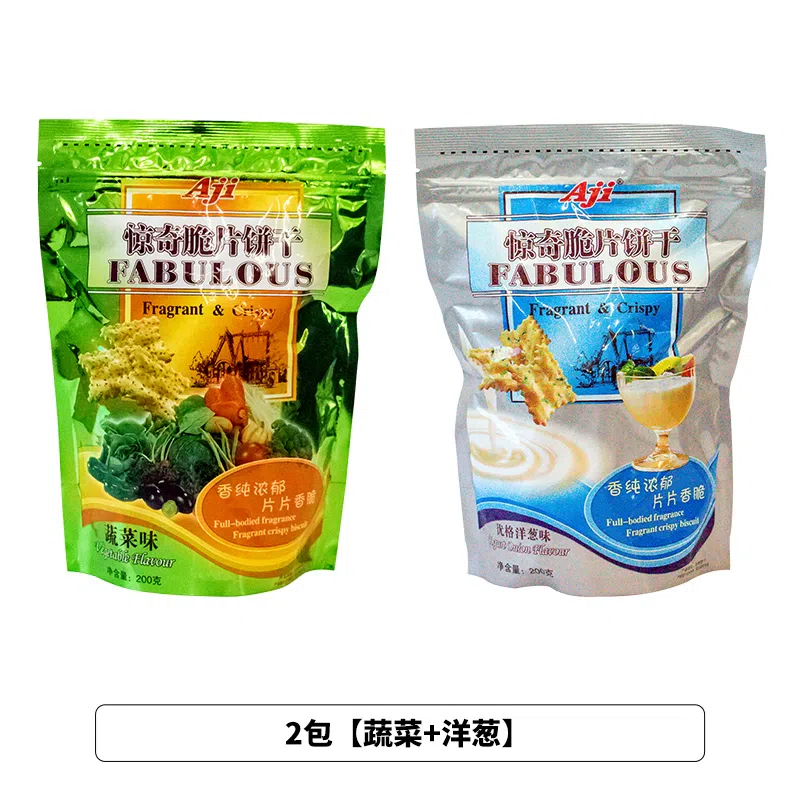 AJI surprise crisp biscuit 200 g *2 cheese soda delicious savory snacks 400 그램