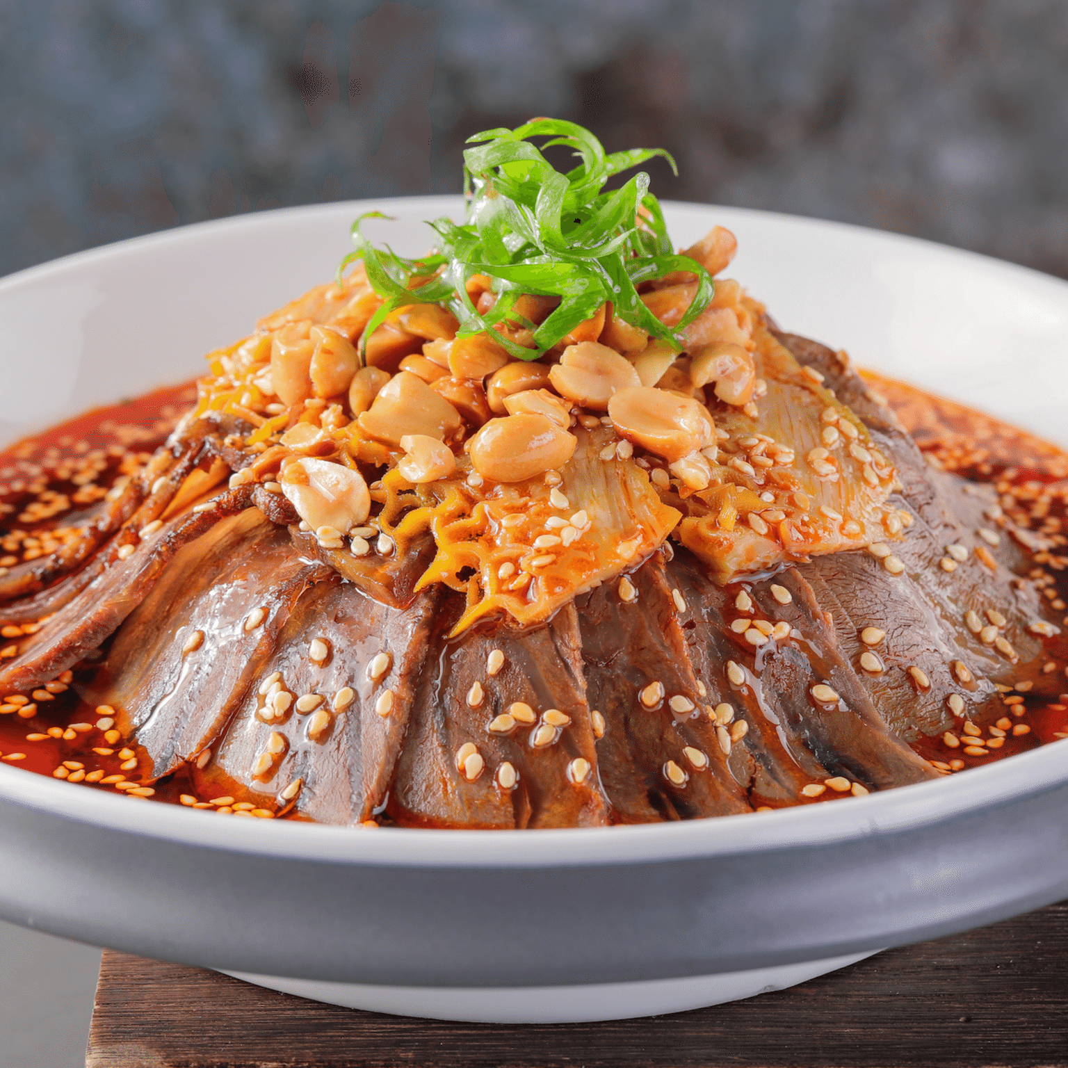 Sliced Beef Tendons with Spicy Sauce 0.5lb 1 개