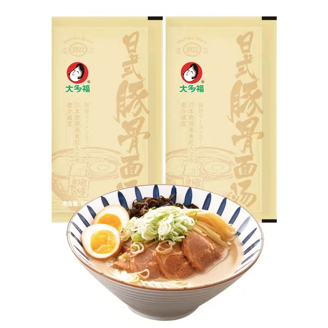 Daifuku Japanese style tonkotsu noodle ramen soup 100 그램