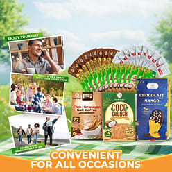 Salted Coffee, Coconut Cracker&Chocolate Dip Mango 3 count