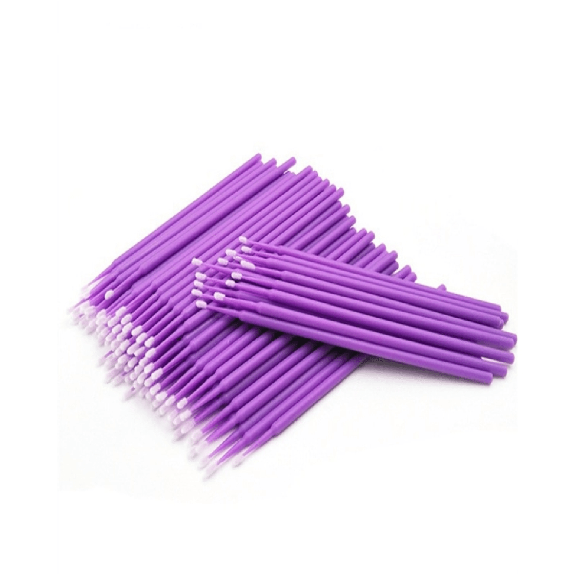 Nano Cotton Swabs Eyeliner Modification Clear Sky Purple*1+Rose Pink*1 200pcs 1 อัน