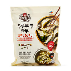 CJ Beksul Duru Duru All Purpose Vegetable and Pork Dumplings, Frozen 1.56 lb