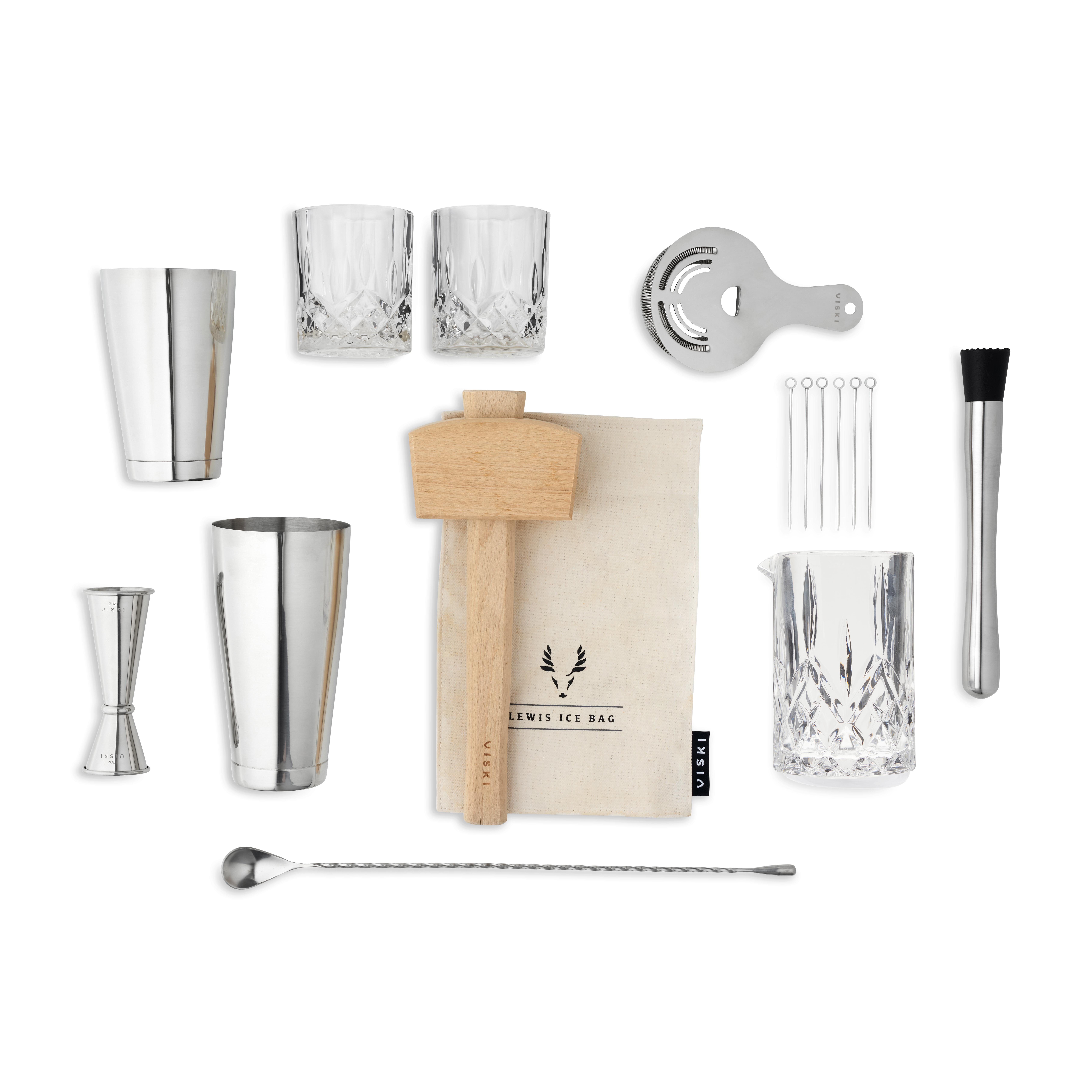Viski Bar Tools Bartender Tool Kit